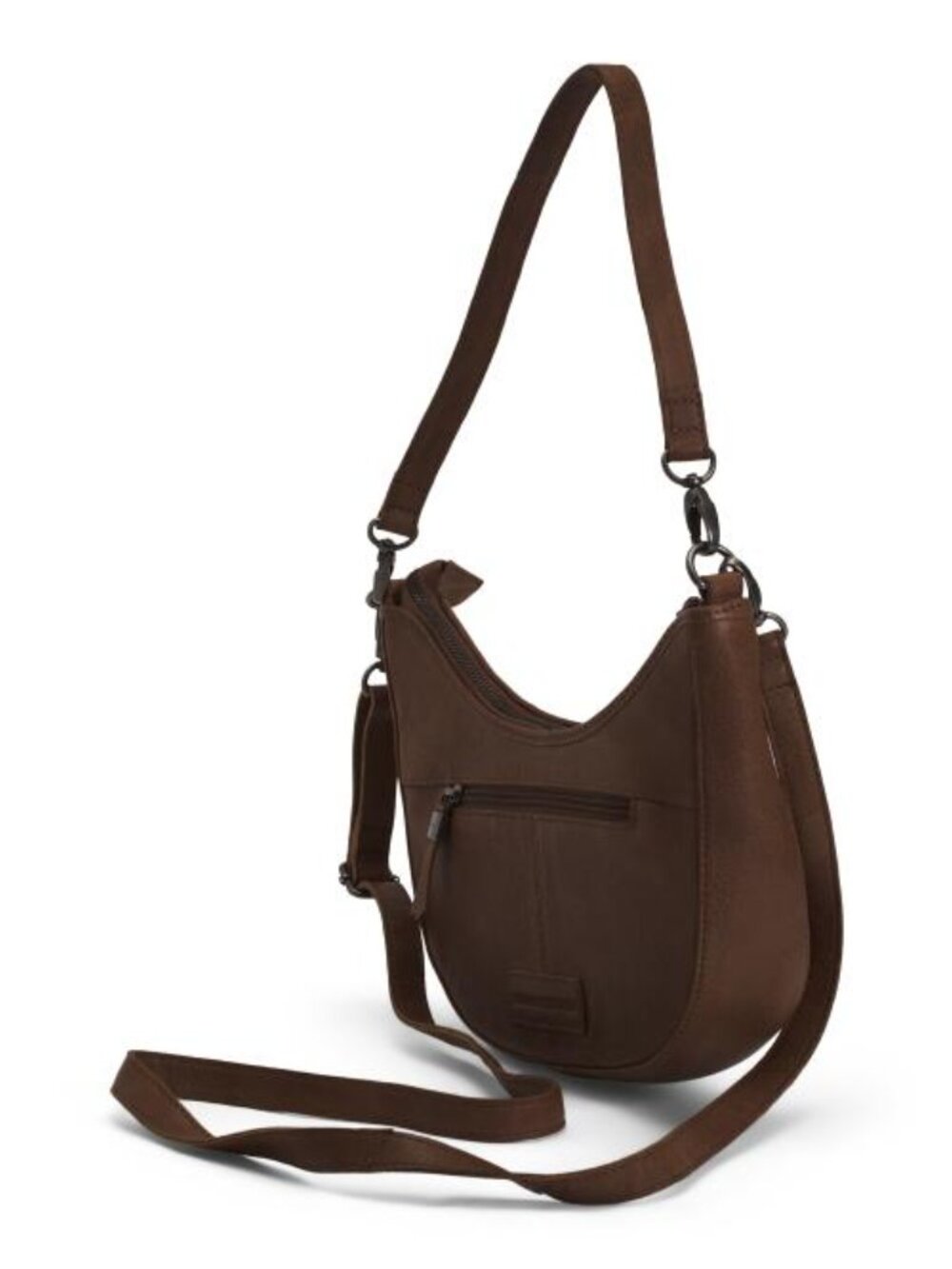 STITCH & HIDE Leather Small Weave Shoulder Bag - Picture 3 of 5